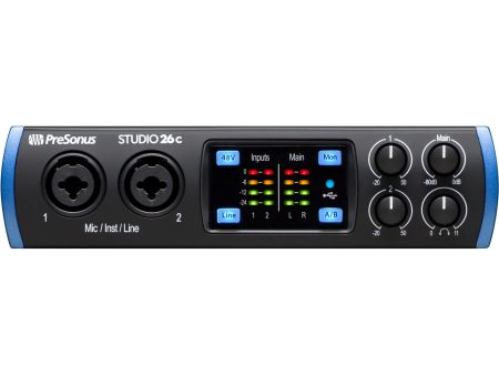 Presonus Studio 26C USB-C Audio MIDI Interface Online Hot Sale