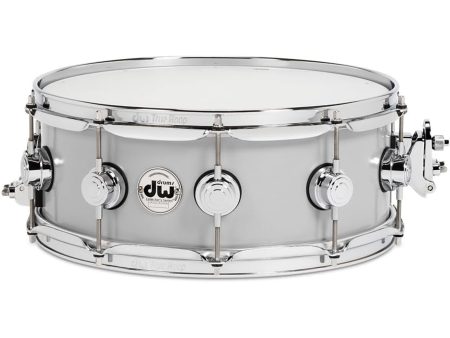 Drum Workshop 5.5x14 Snare Drum - Thin Brushed Aluminum Fashion