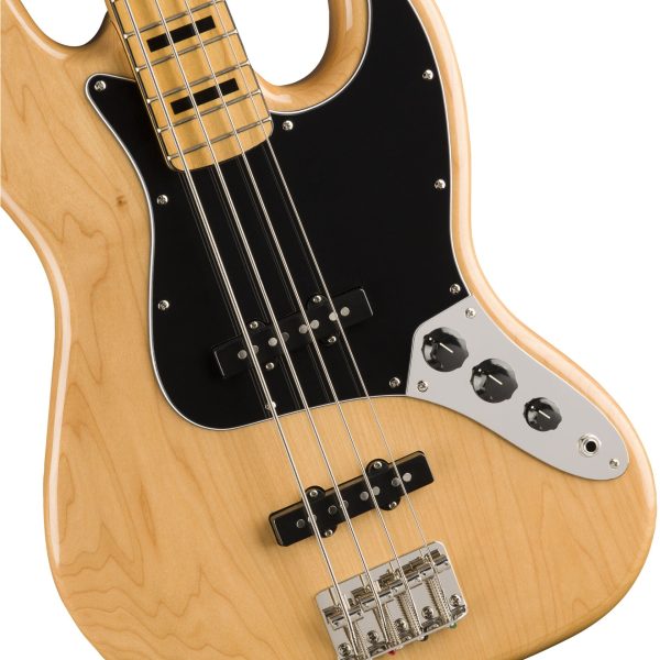 Squier by Fender Classic Vibe 70 s Jazz Bass Guitar - Maple - Natural Supply