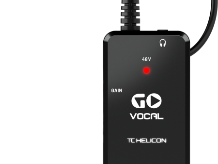 TC Helicon GO VOCAL Microphone Preamp for Mobile Devices For Sale