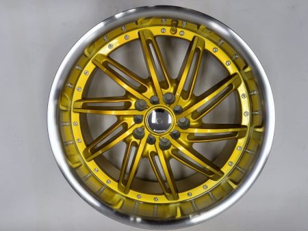 INOVIT ST-R1 18X9 5X114.3 100 ET. 25 CANDY GOLD MICHINED LIP Set of 4 Wheels For Discount