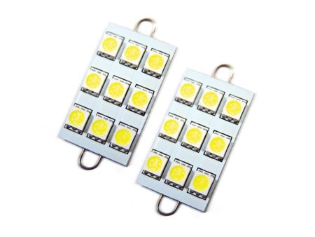 Oracle 44MM 6 LED 3 Chip - Loop Festoon Bulbs (Pair) - White SEE WARRANTY Online